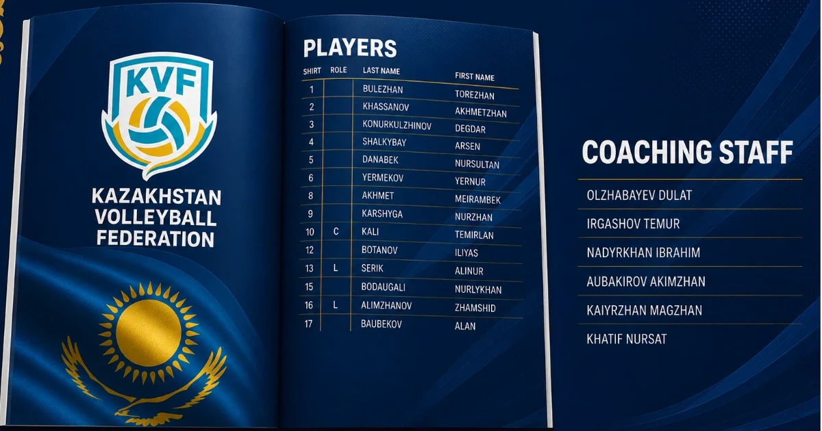 Kazakhstan U18 National Team Departs for the Asian Championship!